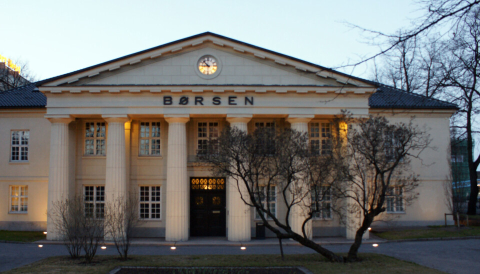 Oslo Børs (bildet er tatt i 2011)