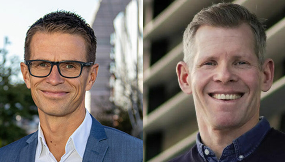 Artikkelforfatterne Hans Ragnar Berg (t.v.) og Jarle Hildrum jobber begge i Deloitte.