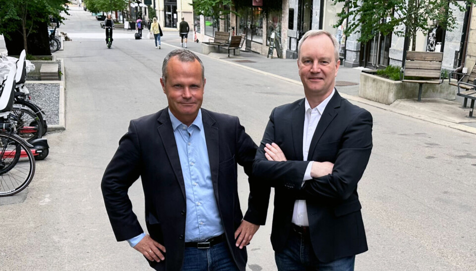 Einar Ravndal (t.v.) og Espen Kvalheim startet Økonomi24.com på forsommeren 2024.