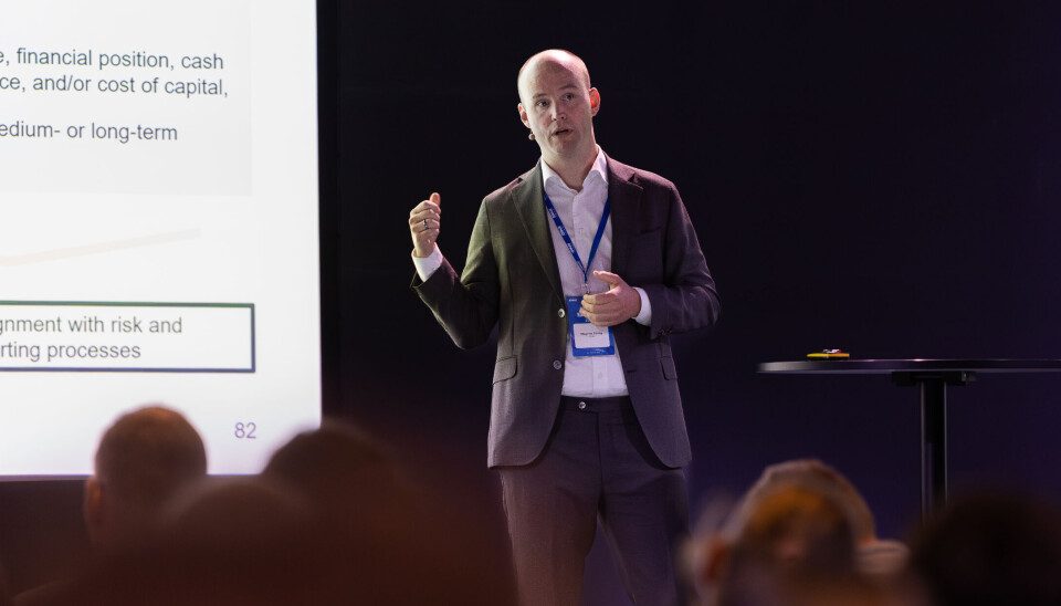 Magnus Young leder arbeidet med bærekraftsrapportering i Hydro, og holdt et innlegg om overgangen til CSRD under KPMGs ESG & IFRS-konferanse.