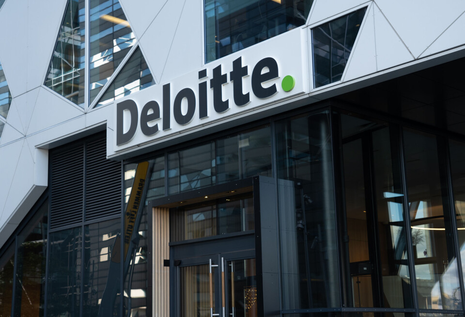 Inngangspartiet til Deloittes kontor i Oslo