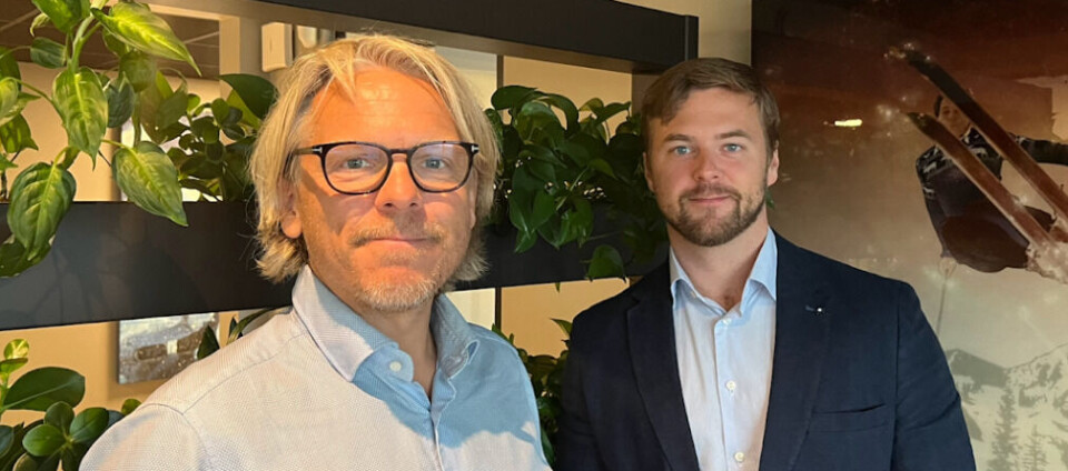 Styreleder Anders Skar (t.v.) og daglig leder Erik Skaar i Tillit Forsikring