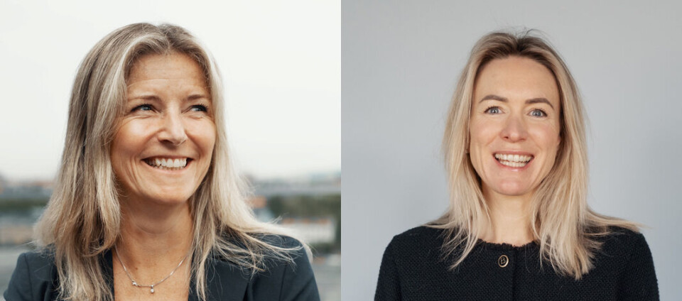 PwC-partnerne Marianne Brusdal (t.v.) og Katrine Skårland Abrahamsen er positivt overrasket over hvor mange CFO-er som er internt rekruttert.