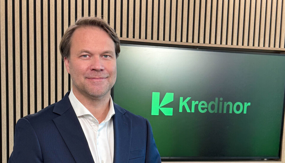 Inkassovolum (målt i kroner) for bedrifter økte på hele 17 prosent i 2024 sammenlignet med 2023, sier analysesjef Alexander Tinholt i Kredinor. Alexander Tinholt i Kredinor