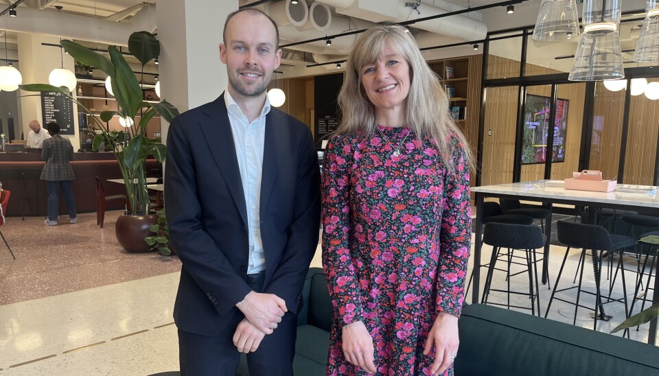 Advokatfullmektig Filip von Ubisch og Inger Eline Romundgard i EY.