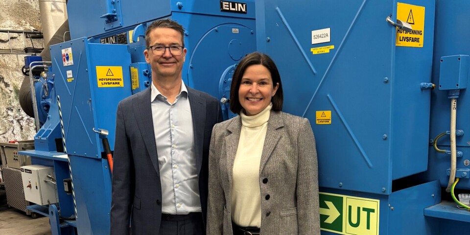 Ynge Solvang og Janelle Brataas er henholdsvis CEO og CFO i Oslofjord Varme.