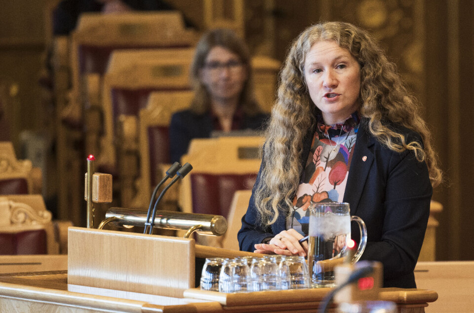 Det var Tuva Moflag (A) som spurte finansministeren om han ville sikre norsk næringsliv samme forenklinger som selskaper i EU.