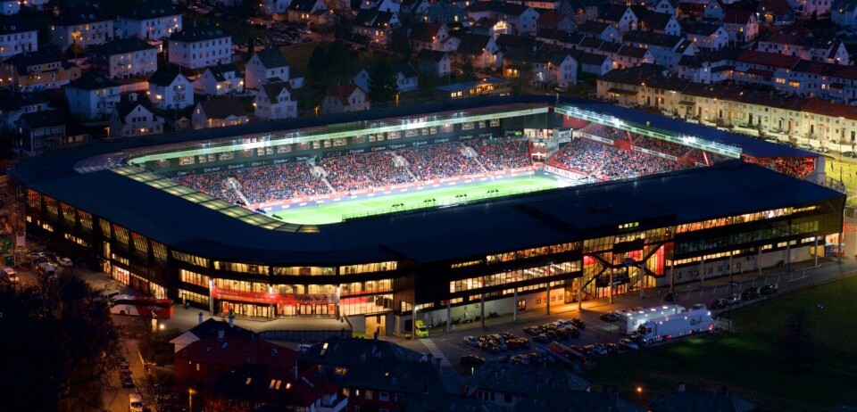 Mot lysere tider for norsk fotball-økonomi? Her Brann stadion.