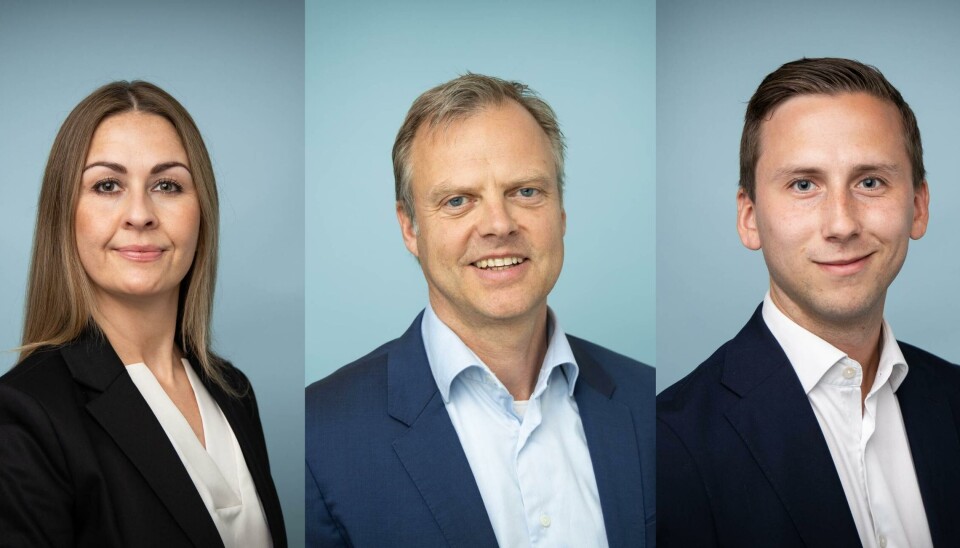 Silje Bareksten, Henrik Mollatt og Martin Løkse Sand i KPMG tror VSME kan bli det praktiske kompromisset mellom dagens tunge ESRS‑regler og markedets stadig skarpere informasjonskrav.