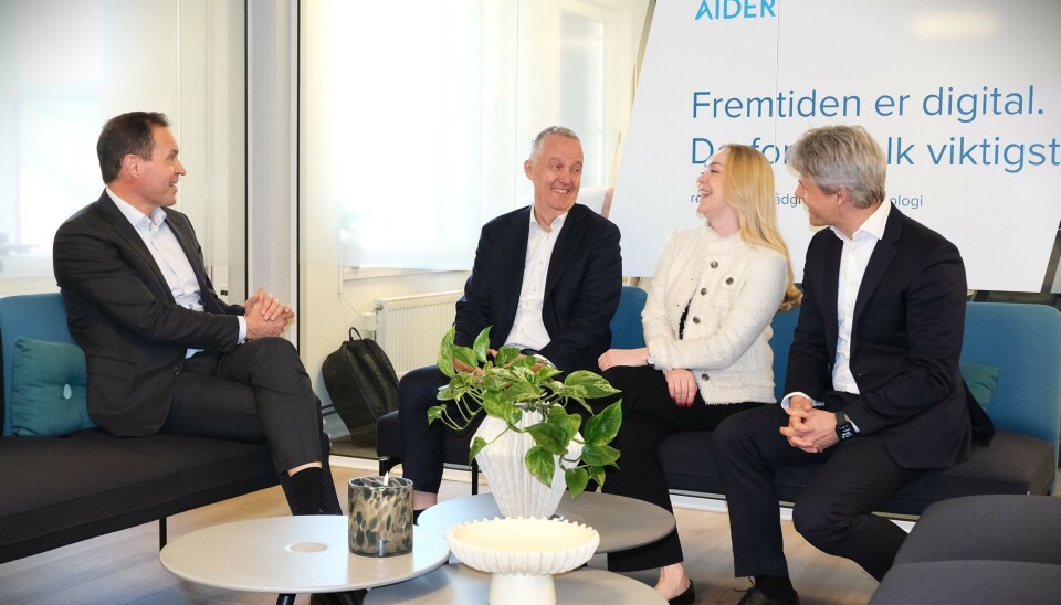 Knut Grotli, Trond Ingebrigtsen, Cathrine Lund og Andreas Vik er begeistret for muligheten til å bygge et nytt forretningsjuridisk miljø innen skatt og avgift i Aider.