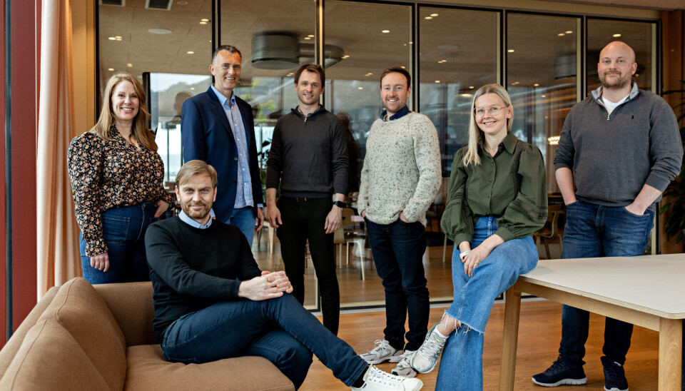 Ledelsen i Value Group sammen med Sherpa Økonomi, et av selskapene som er blitt en del av Value etter at Rantalainen kjøpte Value Group. Martin Vikesland sittende, gründer Bjørn Roland stående som nummer to fra venstre.