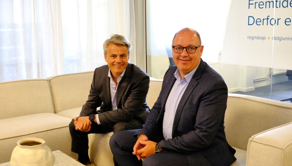 GAMLE KJENTE: Aider-sjef Andreas Vik (t.v.) får inn Claus Bonde Hansen som spiss for Aiders nysatsning i Danmark