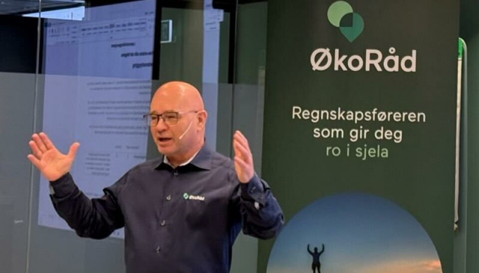 Trond Brenden snakker ofte og gjerne med franchisetakerne i Økoråd. Her fra et møte hvor de aller fleste av dem nylig var samlet.