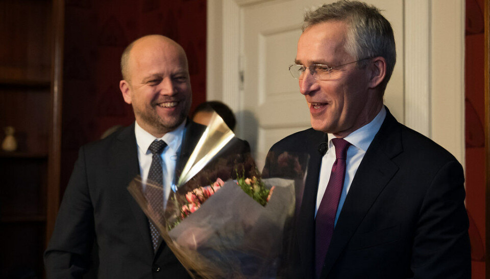 Stoltenberg kan meddele Vedum at Finanstilsynet er «godt i rute» med å etablere sin nye enhet på Hamar – rundt ei mil unna førstnevntes hjemkommune.