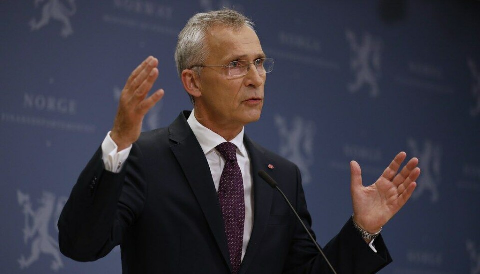 Her snakker Finansminister Jens Stoltenberg sannsynligvis ikke om hvor glad han er i boller.