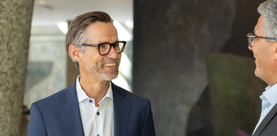 Karl-Ludvig Mauland (t.v.) blir lederen for regnskapsselskapet som BDO nå skiller ut. Den endelige strukturen og lederkabalen for den nye konstellasjonen som blir til når de og Value Group går inn i RAN Group fra 1. desember, er ennå ikke kjent. (BDO-sjef Martin Aasen til høyre).