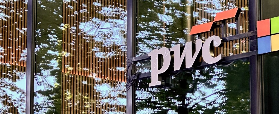 Illustrasjonsfoto av fasaden til PwCs kontorer i Bjørvika i Oslo.