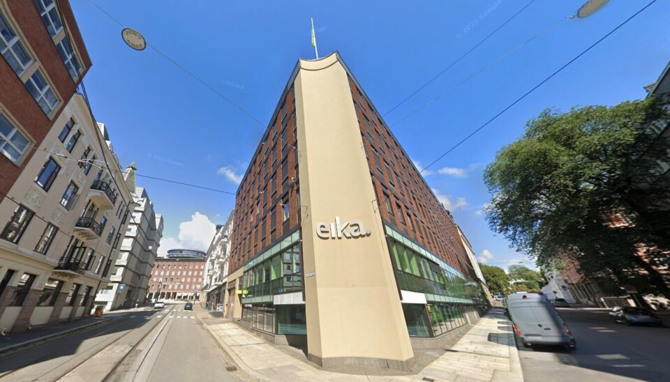 Azets får kontrakten om å levere lønnstjenester til Eika. Her fra fasaden på selskapets hovedkontor ved Solli Plass i Oslo.