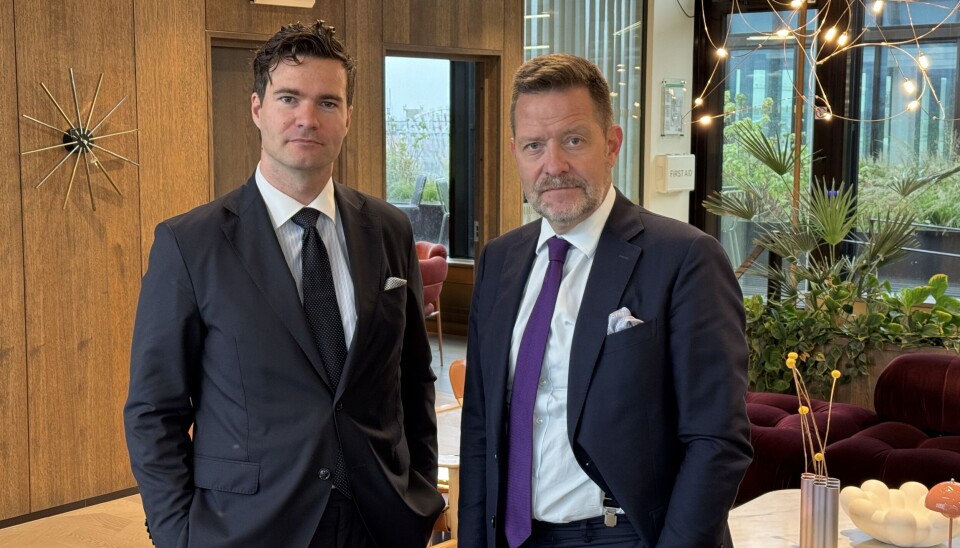 Advokatene Axel Naustdal Cooper (t.v.) og Øystein Arff Gulseth i EY sier at toll og opprinnelsesregler har blitt virksomhetskritiske spørsmål.
