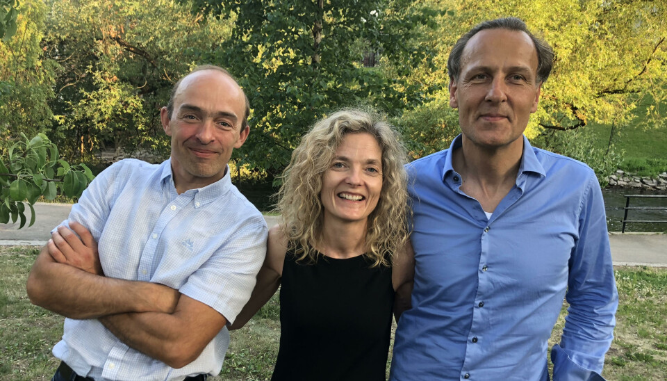 Med plattformen som Capassa har utviklet, vil selskapets tre gründere Magnus Kirkerud (t.v.), Marit Wetterhus og Aage Thorsen) gi SMB raskere tall.