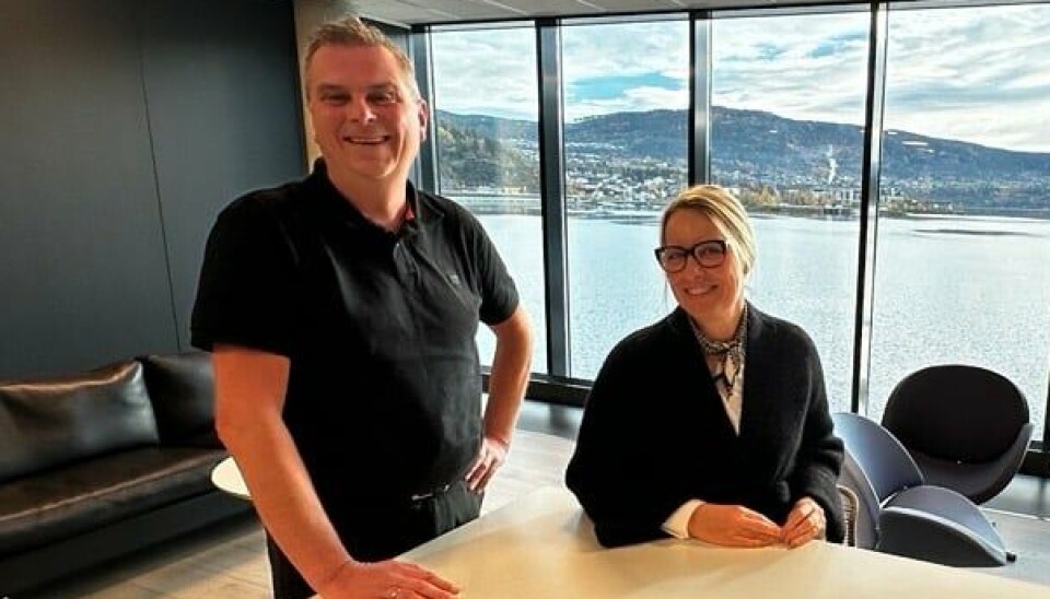 Tor Arne Haugerud i Haugerud Regnskapskontor og Patricia Olsson i Aider